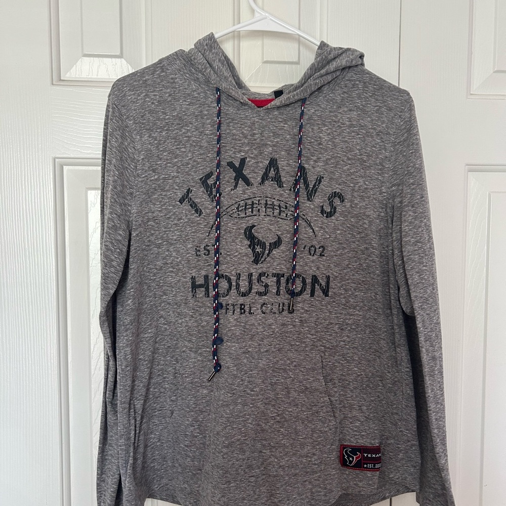 Women’s Gray Texans Hoodie